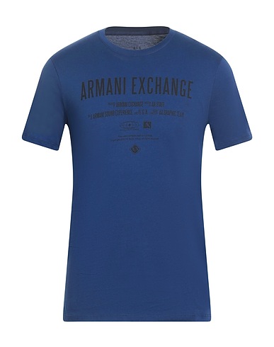 ARMANI EXCHANGE T-shirt Blue 100% Pima Cotton