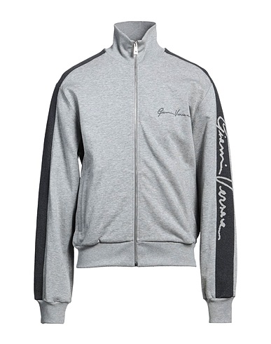 VERSACE Sweatshirt Grey 100% Cotton, Viscose, Elastane, Polyester, Other Fibres