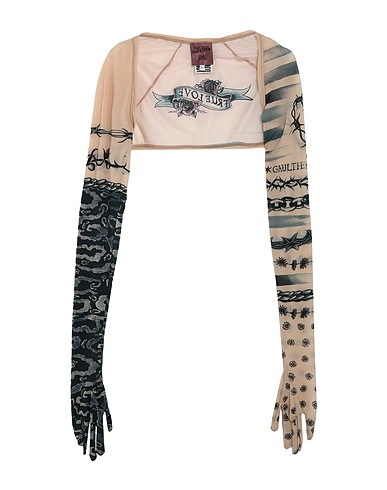 JEAN PAUL GAULTIER x KNWLS Shrug Beige 90% Polyamide, 10% Elastane