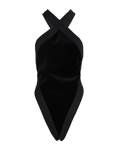 SAINT LAURENT Bodysuit 78% Acetate, 22% Polyester, Cotton