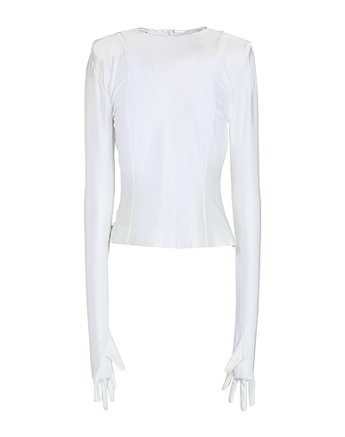 VETEMENTS Top White 90% Viscose, 10% Elastane