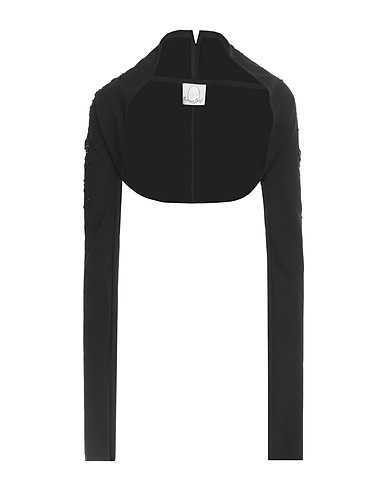 ROMEO GIGLI x EGGS Coprispalle Nero 85% Viscosa, 10% Poliammide, 5% Elastan, Vetro, PVC - Polivinilcloruro