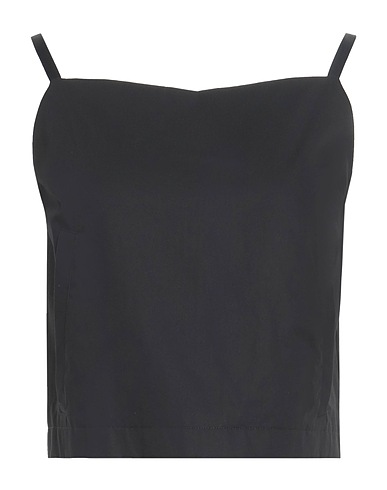 SPORTMAX Top Nero 100% Cotone