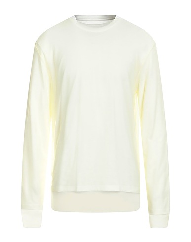 JIL SANDER T-shirt Pastel yellow 100% Polyester, Cotton
