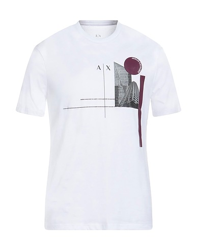 ARMANI EXCHANGE T-shirt White 100% Organic cotton