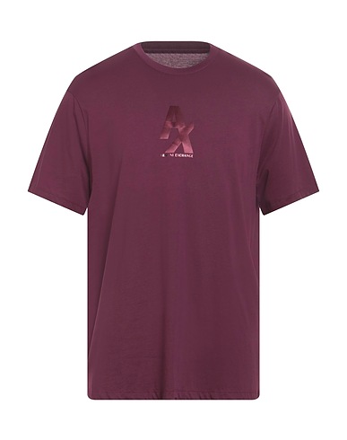 ARMANI EXCHANGE T-Shirt Bordeaux 100% Baumwolle