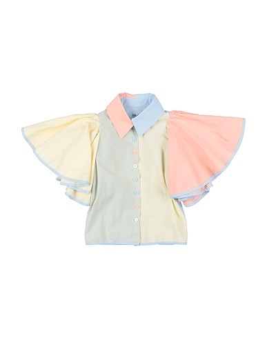 NIKOLIA Camicie e bluse fantasia GIALLO PASTELLO 100% Cotone