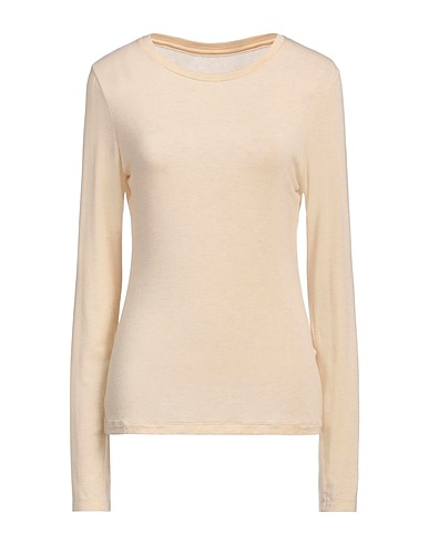 DUNST T-shirt Beige 88% Rayon, 10% Lana, 2% Poliuretano