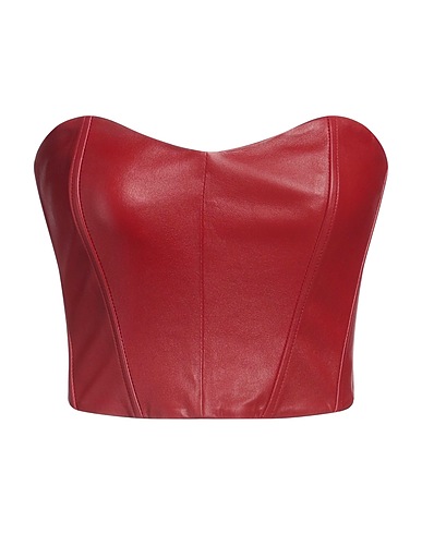 THE MANNEI Top Mattone Pelle