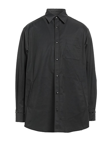 VALENTINO GARAVANI Shirts Black 64% Polyester, 36% Elastomultiester