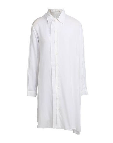 YOHJI YAMAMOTO Camicie e bluse tinta unita Bianco 100% Tencel™