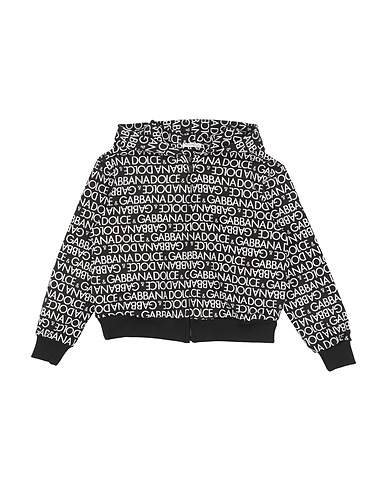 DOLCE&GABBANA Sweatshirt Black 100% Cotton, Elastane