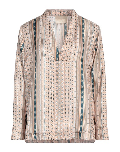 MOMONÍ Silk top Beige 100% Silk