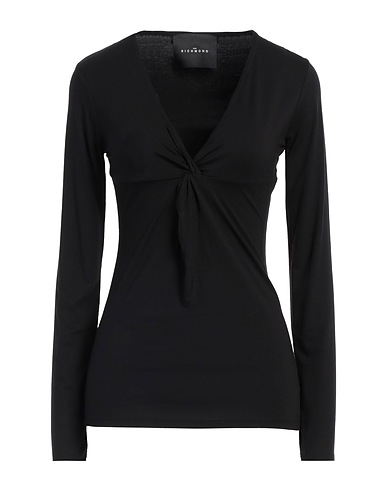 JOHN RICHMOND T-shirt Nero 95% Viscosa, 5% Elastan
