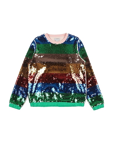 STELLA McCARTNEY KIDS Felpa Blu 100% Cotone, Poliestere, Elastan