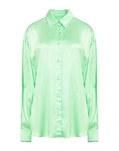 CHIARA FERRAGNI Solid colour shirts & blouses Lime green 100% Viscose