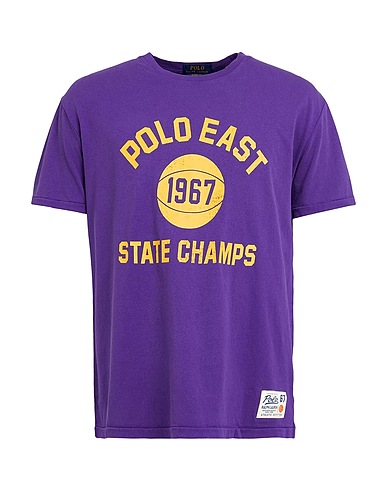 POLO RALPH LAUREN T-shirt Purple 100% Cotton