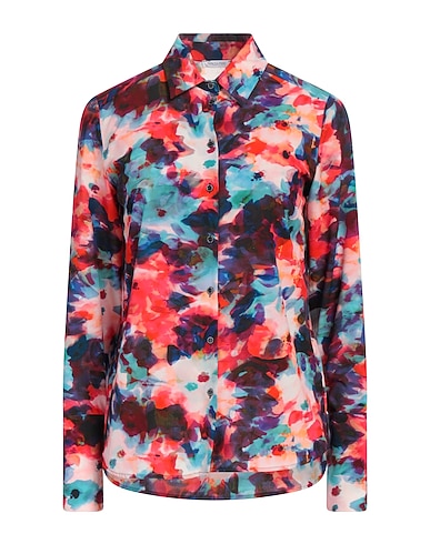 PATRIZIA PEPE Patterned shirts & blouses 86% Polyester, 14% Elastane
