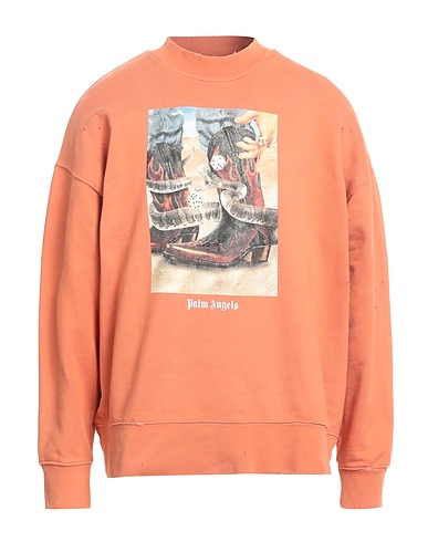 PALM ANGELS Sweatshirt Orange 100% Cotton