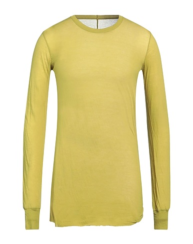 RICK OWENS Basic T-shirt Lime green 100% Cotton