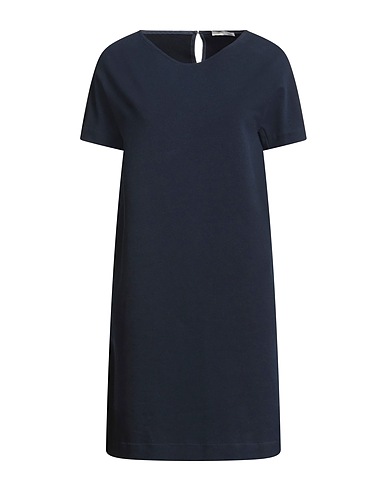 CIRCOLO 1901 Short dress Midnight blue 93% Cotton, 7% Lycra®