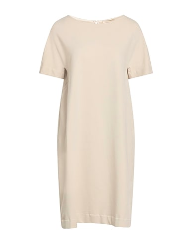 CIRCOLO 1901 Short dress GRIGIO CHIARO 93% Cotton, 7% Lycra®