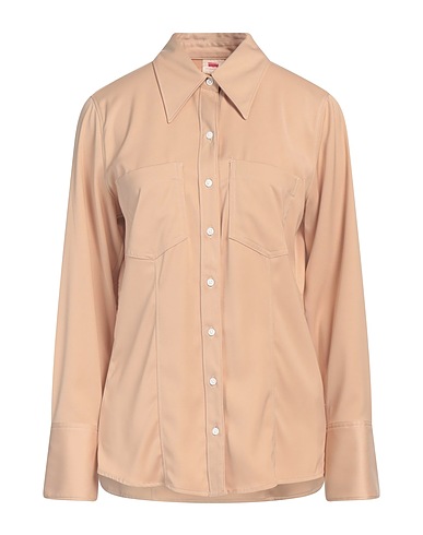 LEVI'S Solid color shirts & blouses Sand 96% Polyester, 4% Elastane