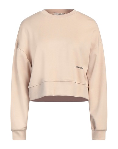 HINNOMINATE Sweatshirt Beige 46% Polyester, 46% Modal, 8% Elastane