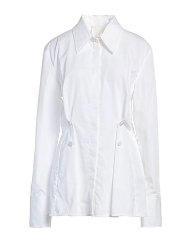 GIVENCHY Solid color shirts & blouses White 100% Cotton