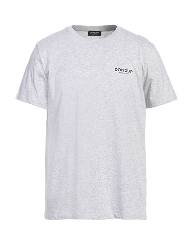 DONDUP Camiseta básica Gris perla 100% Algodón