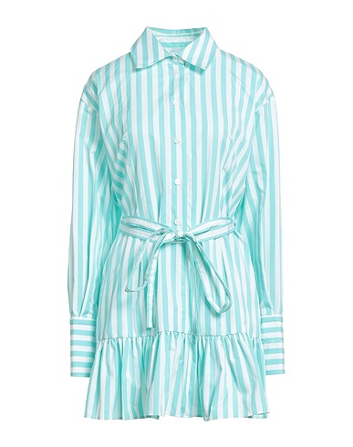 PATOU Shirt dress Turquoise 100% Cotton