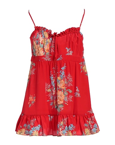 MCQUEEN Silk top Red 100% Silk