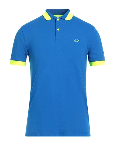 SUN 68 Polo Blu china 95% Cotone, 5% Elastan