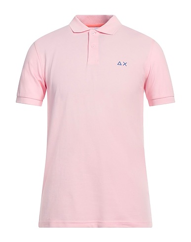 SUN 68 Polo shirt Light pink 95% Cotton, 5% Elastane