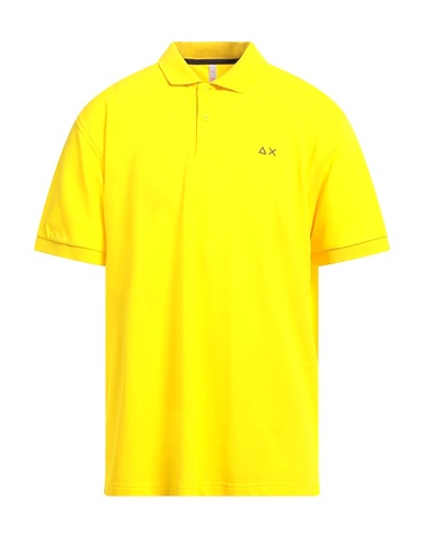 SUN 68 Μπλουζάκι Polo GIALLO 95% Βαμβάκι, 5% Ελαστάνη