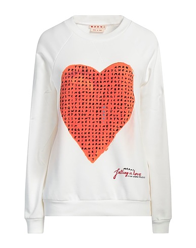 MARNI Sweatshirt White 100% Cotton