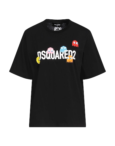 DSQUARED2 T-shirt PAC-MAN X DSQUARED2 NERO 100% Cotton