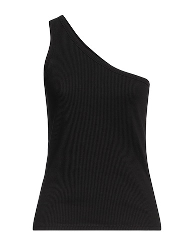 GESTUZ Top Nero 92% Cotone, 8% Elastan