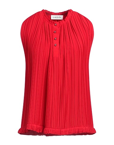 LANVIN Top Red 100% Polyester