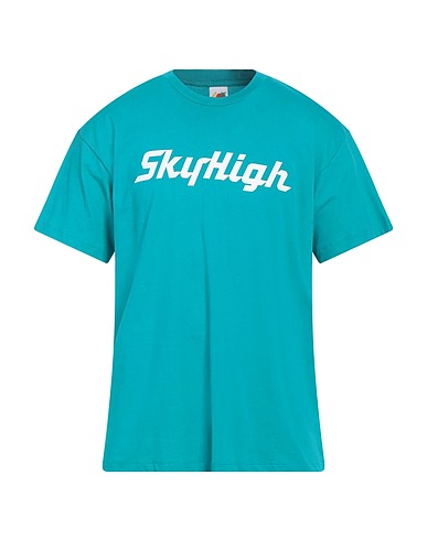SKY HIGH FARM T-Shirt Tūrkis 100% Organische Baumwolle