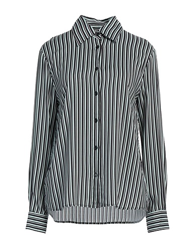 PINKO Striped shirt Sage green 100% Viscose