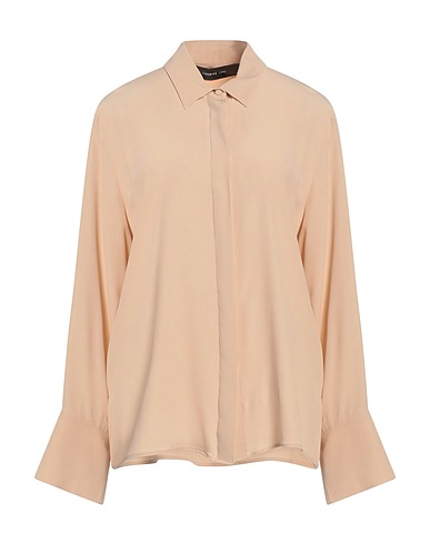 FEDERICA TOSI Solid color shirts & blouses Blush 69% Silk, 31% Acetate