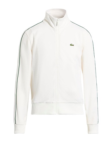 LACOSTE Sweatshirt White 51% Polyester, 49% Cotton, Elastane