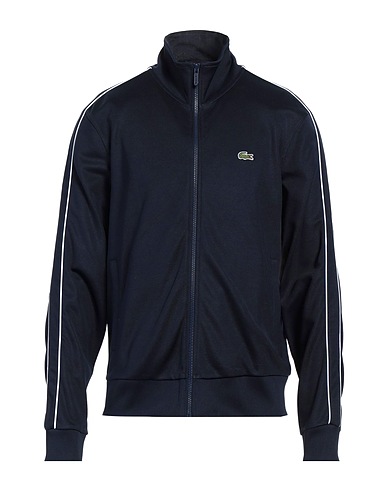 LACOSTE Sweatshirt Navy blue 51% Polyester, 49% Cotton, Elastane