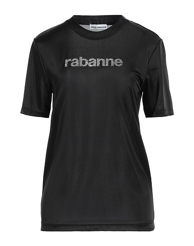 RABANNE Ｔシャツ ブラック ナイロン 88% / ポリウレタン 12%