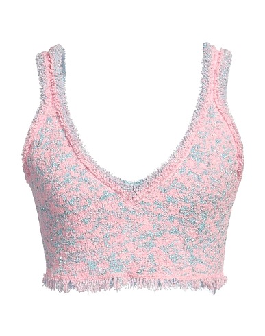 RABANNE Top Pink 38% Cotton, 31% Viscose, 22% Polyamide, 8% Metallic Polyester, 1% Elastane