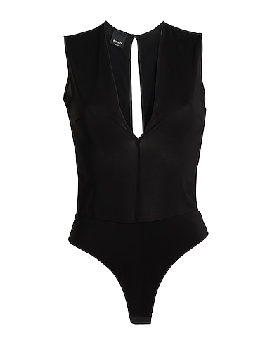 PINKO Bodysuit NERO 93% Viscose, 7% Elastane