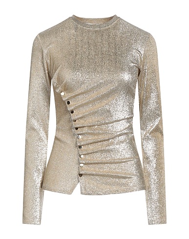 RABANNE Jumper Gold 77% Viscose, 16% Polyester, 7% Elastane
