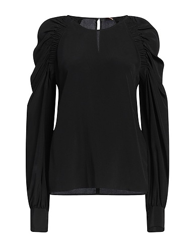 BOSS Top Nero 100% Seta