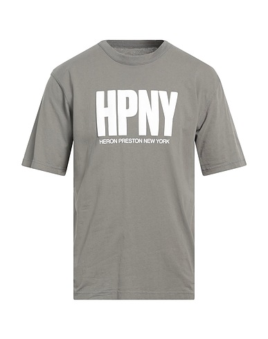 HERON PRESTON T-shirt Grey 100% Cotton